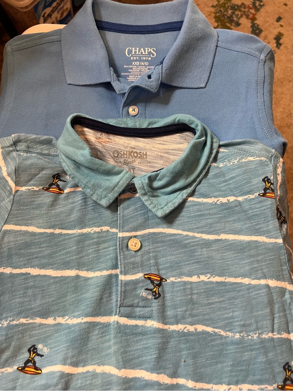 Chaps Boys Blue Polo Shirt